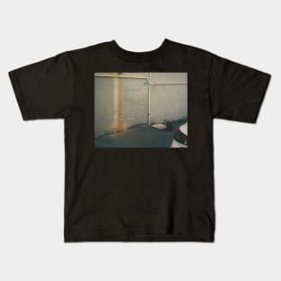 Kitty on a sidewalk Film Photo Kids T-Shirt